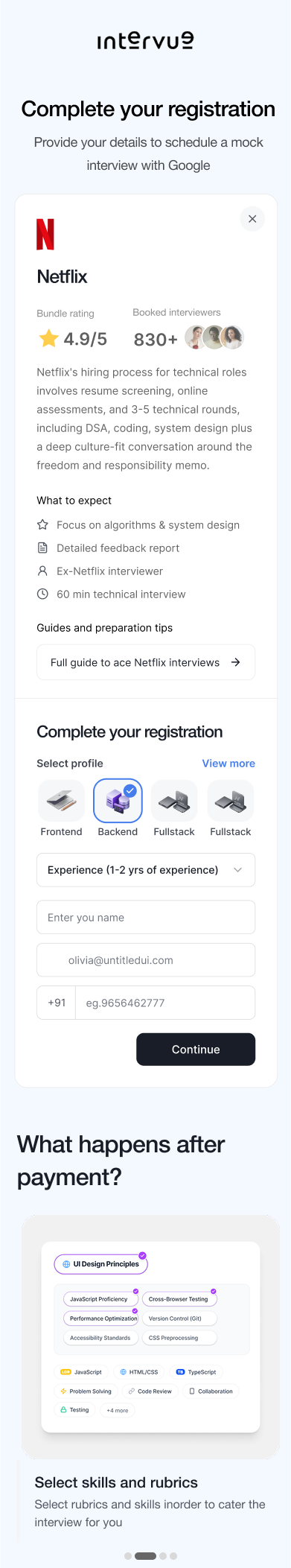Bundle flow mobile step 1