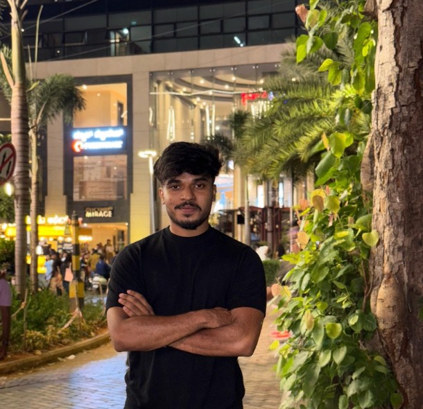 Nadeem at night